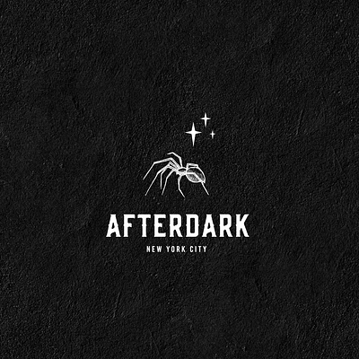 Afterdark NYC branding design illustration logo logo design spider spider logo