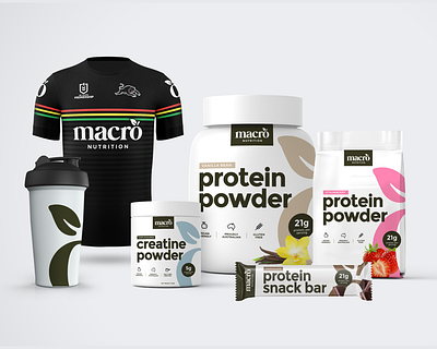 Macro Nutrition | Branding & Packaging branding and identity fitness health logo packaging