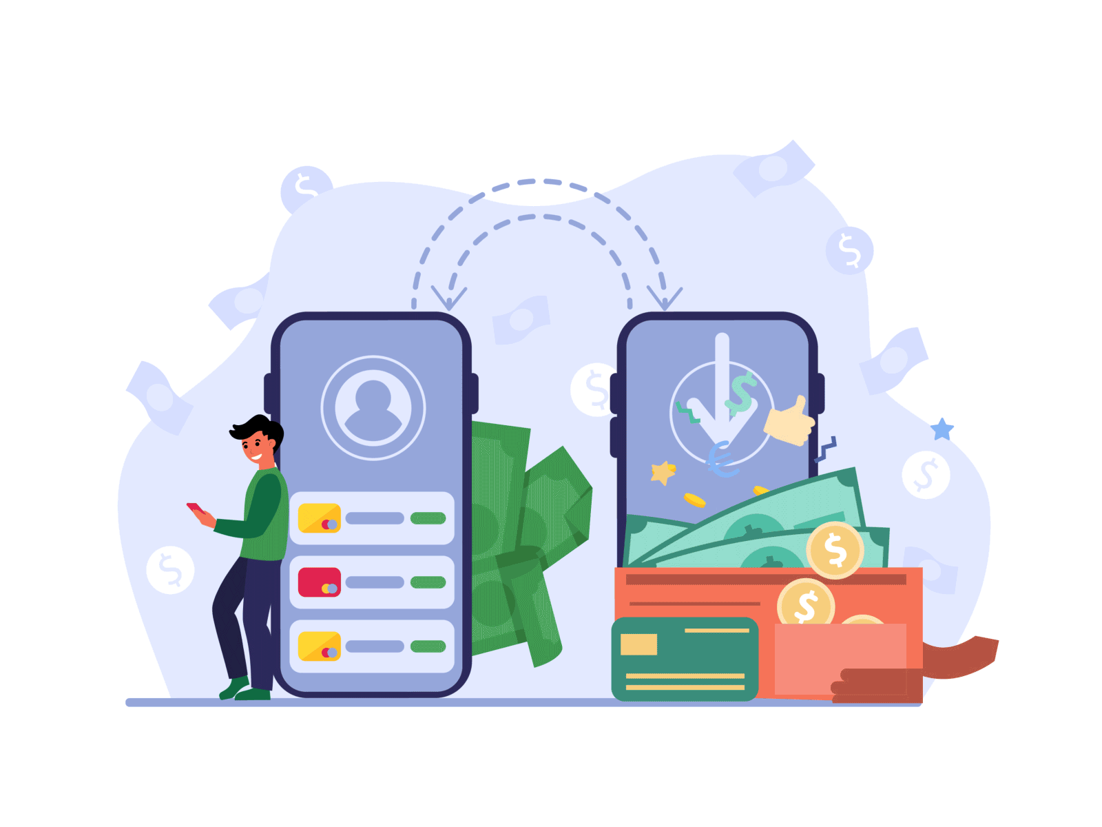 wallet animation andit design icon illustration ui ux vector wallet wallet app wallet gif wallet ui wallets web website