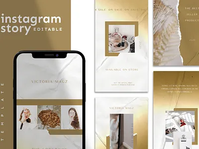 Instagram Story Template advertising boys branding design girl hypebeast illustration instagram instagram post instagram stories instagram template logo social media social media design social media pack social media templates socialmedia template ui youth