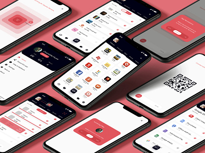 file sharing application adobe xd mobile new one