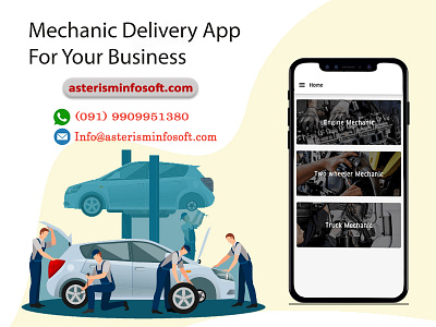 On-Demand Mechanics Service App Solution appclone clapsy clonescript goappx gojekclone ondemand readymade servicesapp uberformechanic uberforx uberlikeapp