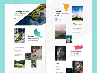 NextUp Georgia 2d adobe adobe xd adobexd colors design flat illustration logo minimal travel typography ui ux web website xd