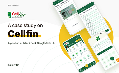 CellFin Case Study android app app app design branding casestudy clean ui design financial app illustration ios app ui ux