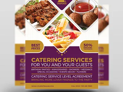 Catering Food Services Flyer Template advertising breakfast breakfast menu brunch buffet corn egg eggs fast food flakes food food menu fresh healthy leaflet menu milk pancakes pie