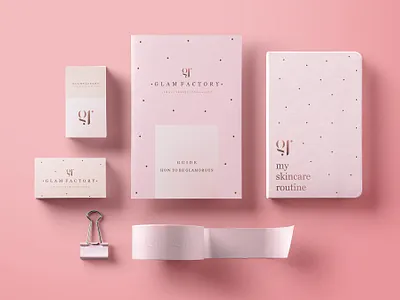 Branding adobe illustrator adobe photoshop brand design branding business card corporate design factory glam graphic design graphicdesign logo logo design logo designer logodesign logodesigner logotype notebook pattern pink