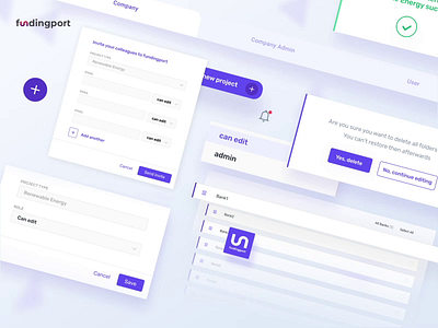 Fundingport- banking app animation app banking dashboard banking website bankingapp clean financing fintech minmal product design ui ux ux ui ux design uxui web