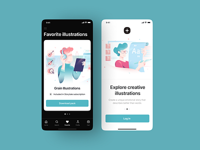 Grainy Illustrations + Apps = 🥰 ai app application business craftwork design flat friendly illustrations landing noisy presentation teamwork ui vector web website workflow