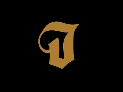 VT Monogram branding calligraphy design fraktur icon identity initial lettering logo logotype monogram typography