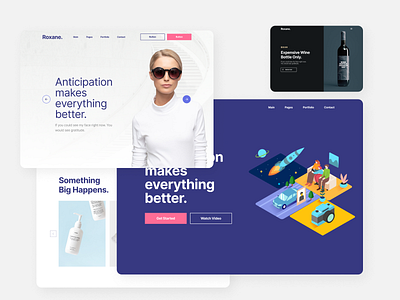 Landing Page Hero Design clean ui dribbble best shot hero banner hero image hero section landing design landing page minimal website design