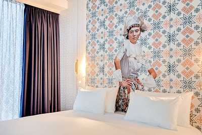 HEADBOARD DESIGN FOR NORTH ROOM art collage collage art collageart hotel hoteldesign mural mural design muralist murals