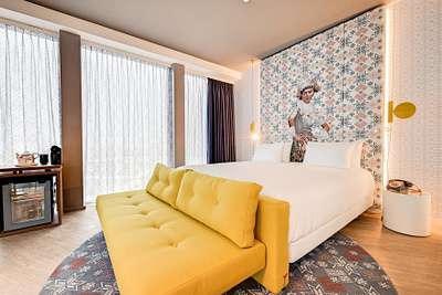 HEADBOARD DESIGN FOR NORTH ROOM art collage digital art hotel hoteldesign mural mural design muralart photomanipulation