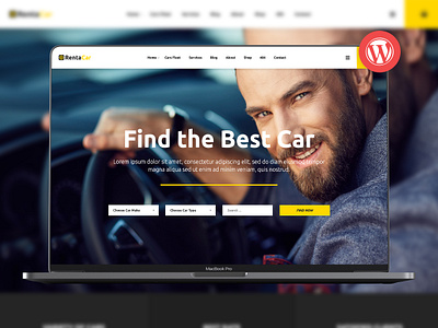 Rentacar - Car Rental / Listing WordPress Theme airport transfer automobile car car booking car hire car rental car shop limo limousine rent a car rental transportation