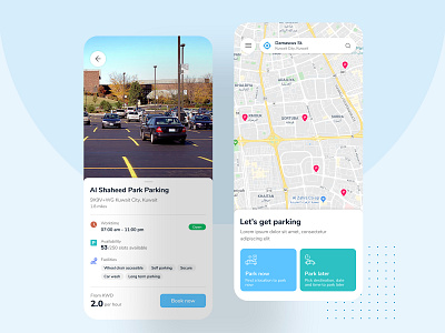 Parking App android app clean concept design figma design ios app minimal mobile mobile app mobile app design mobile app ui ux design mobile app ux mobile ui parking parking app parking lot simple uidesign uiux ux