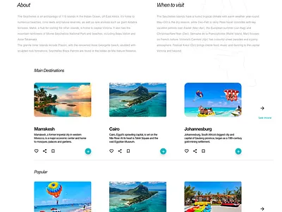 Beach Travel Website hotel ui hotel website kenya ui designer tourism website travel website ui
