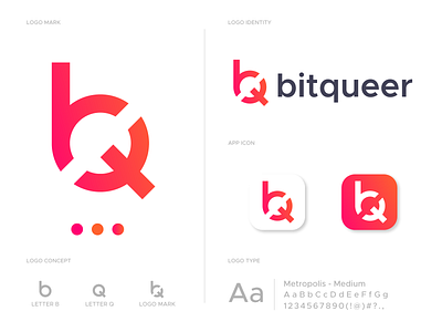 bitqueer logo design | b+q letter mark logo abstract app icon app logo bq bq letter mark bq logo bq minimalist logo bq monogram brand brand identity branding logo creative logo gradient icon logodesign minimalist modern logo monogram logo symbol typography