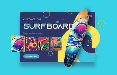 Customize Product/033 033 custom customize customize product dailyui dailyuichallenge surf surfart surfboard surfing uidesign