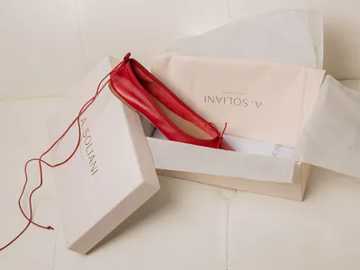 A. Soliani Shoe Packaging fashion logo shoe shoebox