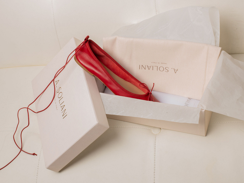 A. Soliani Shoe Packaging fashion logo shoe shoebox