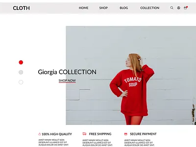 CLOTH Homepage dailyui design designer fashion fashiondesign fashionwebsite figma freelancer homepage uidesign uxdesign uxui webdesig webdesigner website