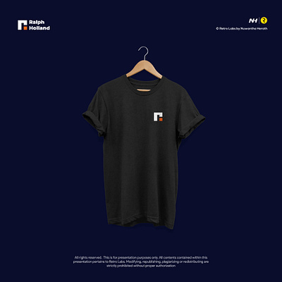 T Shirt Design - Ralph Holland apperal brand design branding design flat identity branding illustration logo logo design minimal t shirt