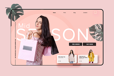 fashion web UI branding creative design design designer fashion fashion design graphic design sale ui uidesign webui