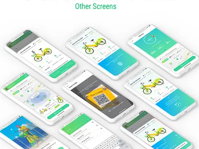 Bike Rental App app design bike app bike rental bike rental app cab app kenya app kenya app scotter app sharing app uber uber app ui