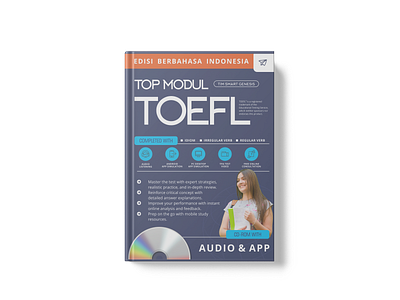 Book Cover TOEFL book book cover cover design toefl