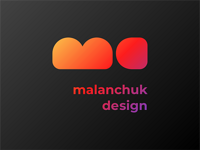 Pavlo Malanchuk branding design gradient icon illustration logo typography vector