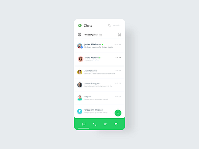 WhatsApp redesign adobexd app branding creative illustration minimal mobile app design smarthome ui ux