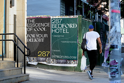 287 Bedford Hotel brand brandidentity brandidentitydesign branding branding concept branding design design editorial graphicdesign identity letters photography poster posterdesign print signage streetart type typography