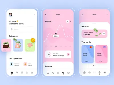 Fintech App - Mobile App app app design bank bank app banking banking app finance finance app finances financial financial app fintech fintech app mobile app mobile app design mobile design mobile ui