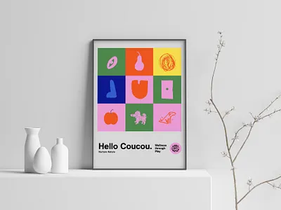 Colour Block Poster Design art print branding design graphic print illustration playful poster poster design print print design typography