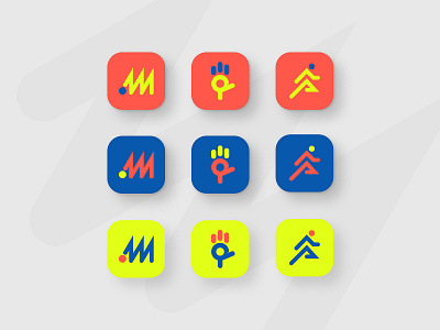 Daily UI 005 App icon 005 app daily 100 challenge fitness flat health icon illustration logo mobile sports vector