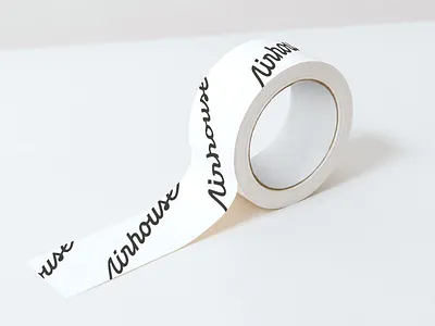 Roll Tape! branding focus lab logo design mockup tape