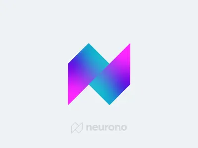 Neurono - Letter N Logo Design brand identity branding gradient logo identity letter logo letter n letter n logo logo logo design logo designer logotype n startup logo tech logo