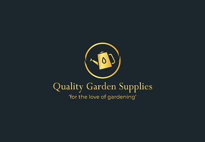 Quality Garden Supplies artwork branding design flat garden garden logo logo logo design logo idea logodesign logos luxury design luxury logo minimal minimalist logo