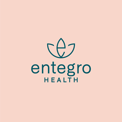 Entegro blossom branding design flower health icon identity illustration leaf leaves line logo plant vector