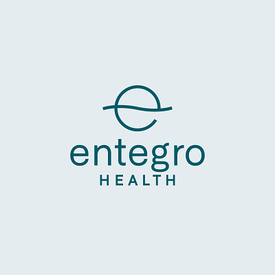 Entegro balance branding design e gut health icon identity illustration line logo medicine probiotics stomach vector