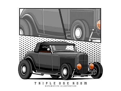 Ford Model A 1930 app branding california car car design car ford car illustration car vector cartoon design ford gaming gaming website gaminglogo illustration illustrator typography ui ux