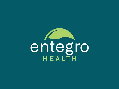 Entegro Before and After branding design health icon identity illustration leaf line logo medicine probiotics rebrand redesign vector