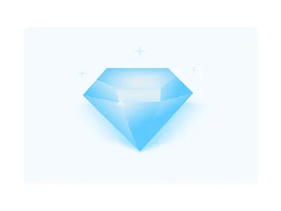 Diamond blue design diamond gradients illustration shine vector