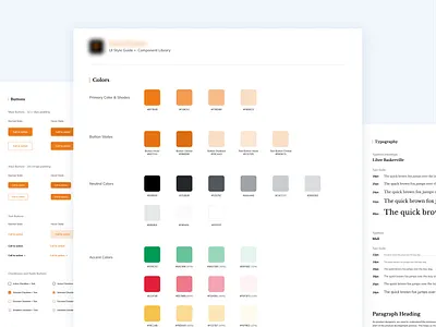 UI Style Guide & Component Library component library design system interface product design style guide styleguide ui ui design uiux user interface webdesign ui ux design