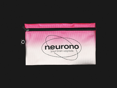 Neurono - Merchandise Pencil Case Design brand identity branding collateral design logo designer merch merchandise merchandise design neuron logo pencil case startup brand startup logo tech brand tech logo visual identity