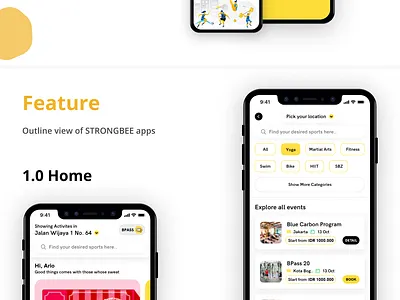 Sport on demand booking apps app application figmadesign ios mobile sketch sport uiux xd