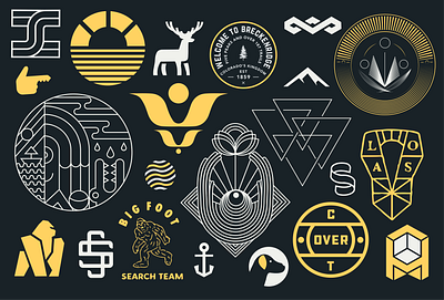 Badge and Logo Collection #2 ai branding concept design icon illustration illustrator logo vector visual design