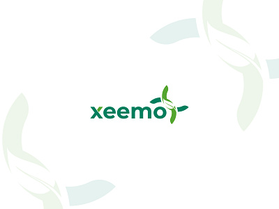 Xeemo Natural Logo Design abstract app app icon brand identity branding branding agency letter logo letter logo design logo design logo mark natural nature organic