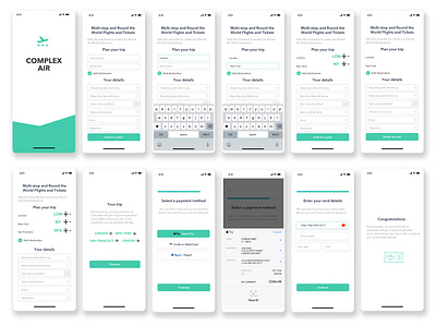 Complex Air App design ui uidesign