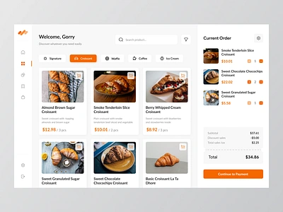 Winkel - POS System of Food Shop branding cashier cashier dashboard check out dashboard design food food app food shop money point of sale point of sales pos pos dashboard pos design pos system product product design restaurant ui