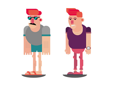 Englishman in New York cartoon character character design characters design illustration vector